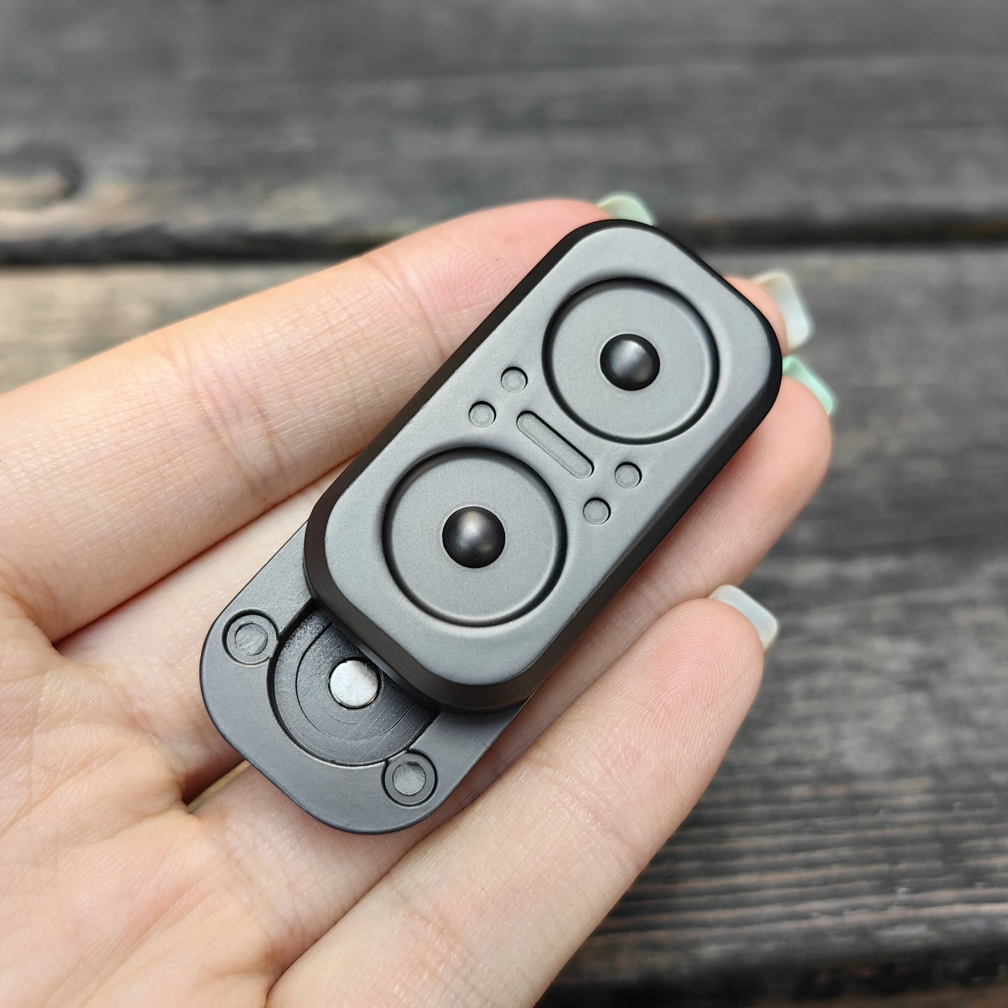 Owl Push Slider Fidget Slider Toy Adult Metal Decompression Haptic Slider