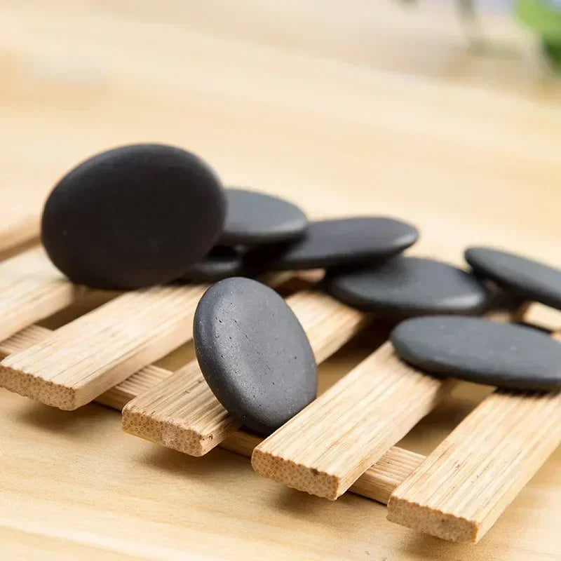 1PC Natural Hot Stone Massage Therapy Various Sizes