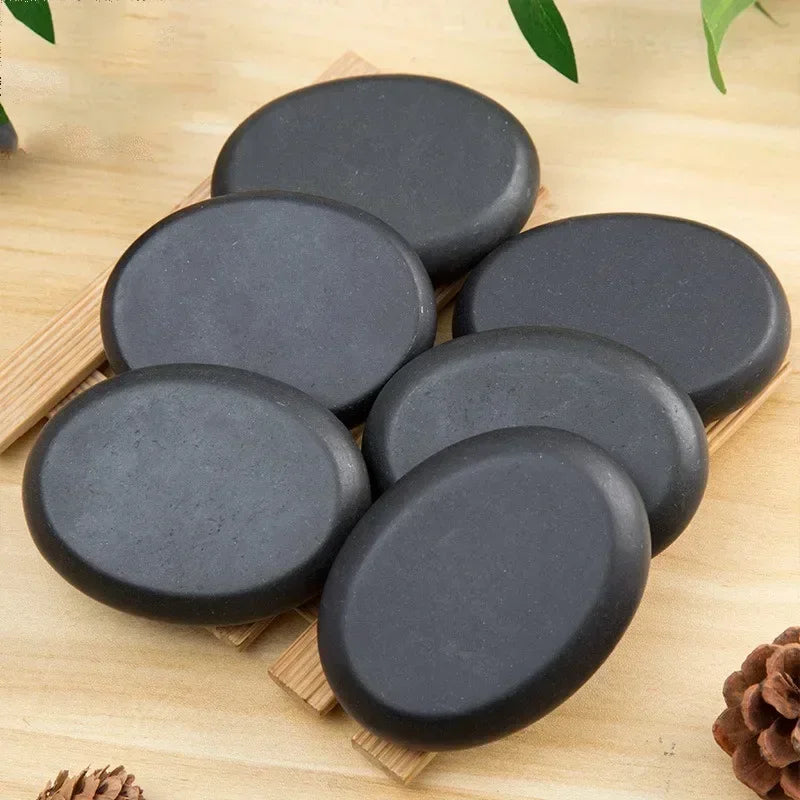 1PC Natural Hot Stone Massage Therapy Various Sizes