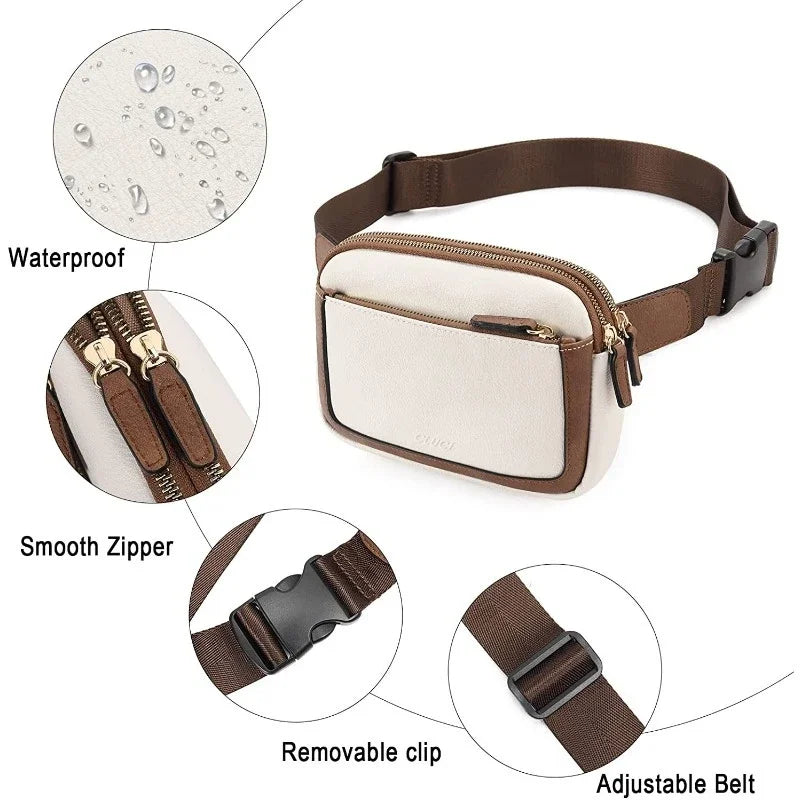 2024 Women Fashion Waist Pack Casual Crossbody Chest Bags Unisex