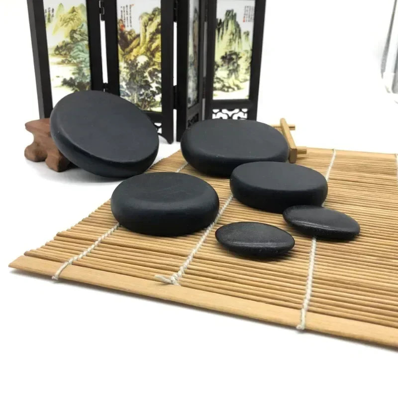 1PC Natural Hot Stone Massage Therapy Various Sizes