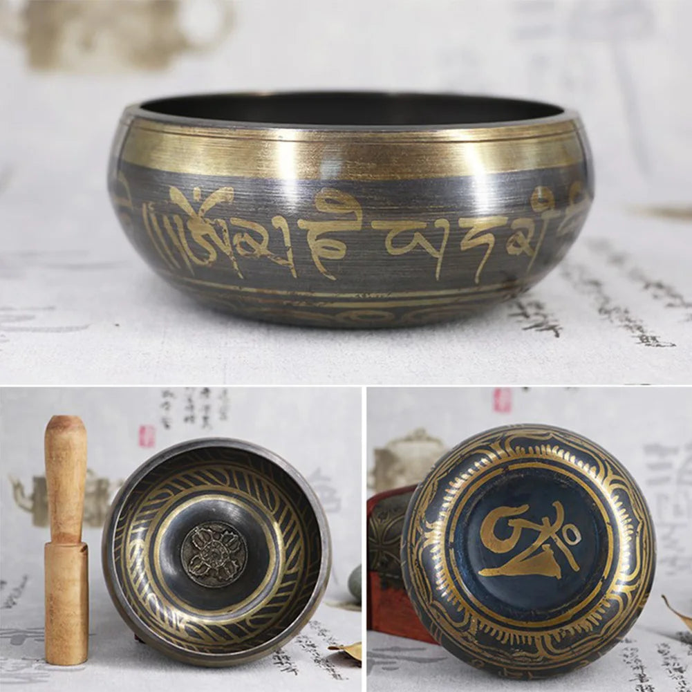 Chime Singing Bowl Nepal Tibetan Handmade Yoga Meditation Healing Copper 4 Sizes