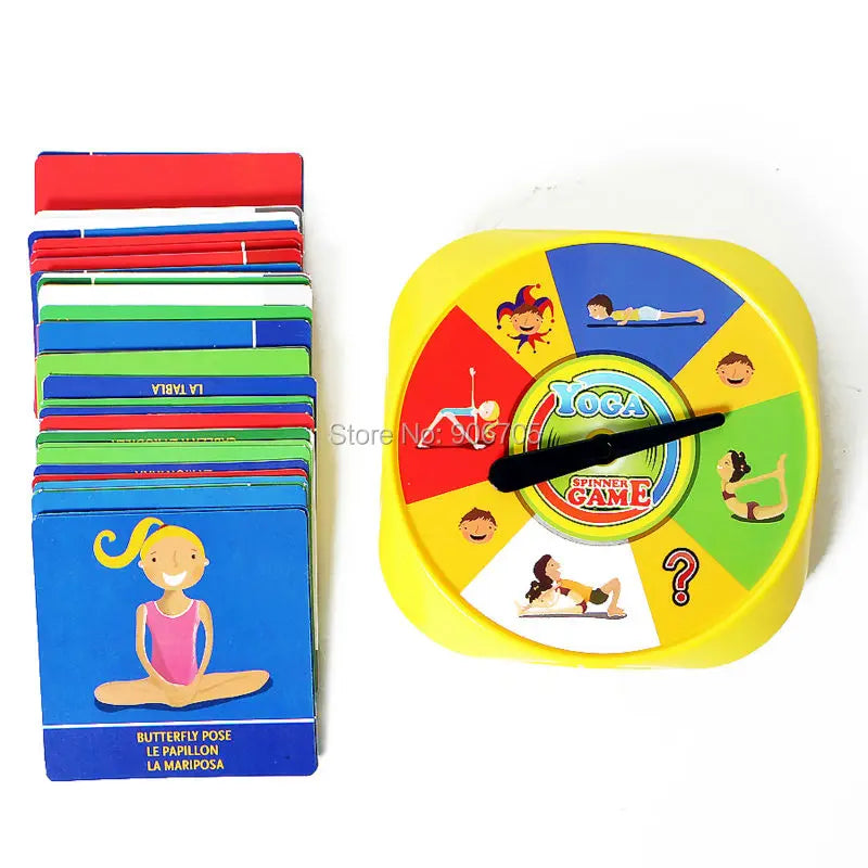 Funny yoga game Spinner of flexibility and balance Family Educational Toy Age 7+