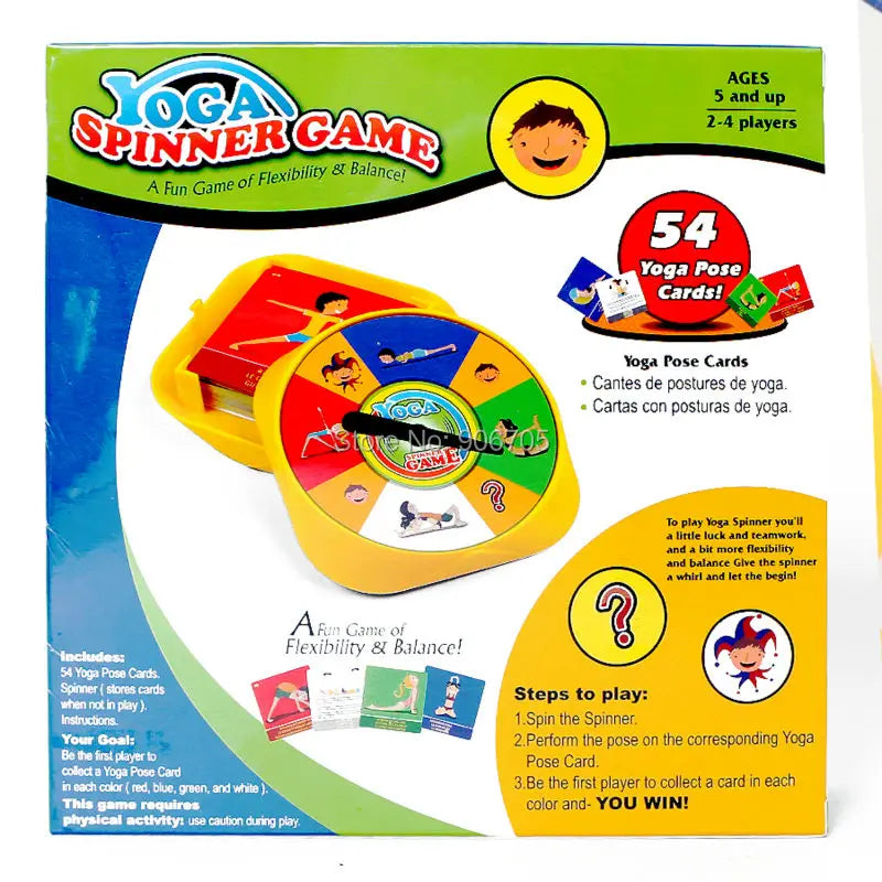 Funny yoga game Spinner of flexibility and balance Family Educational Toy Age 7+