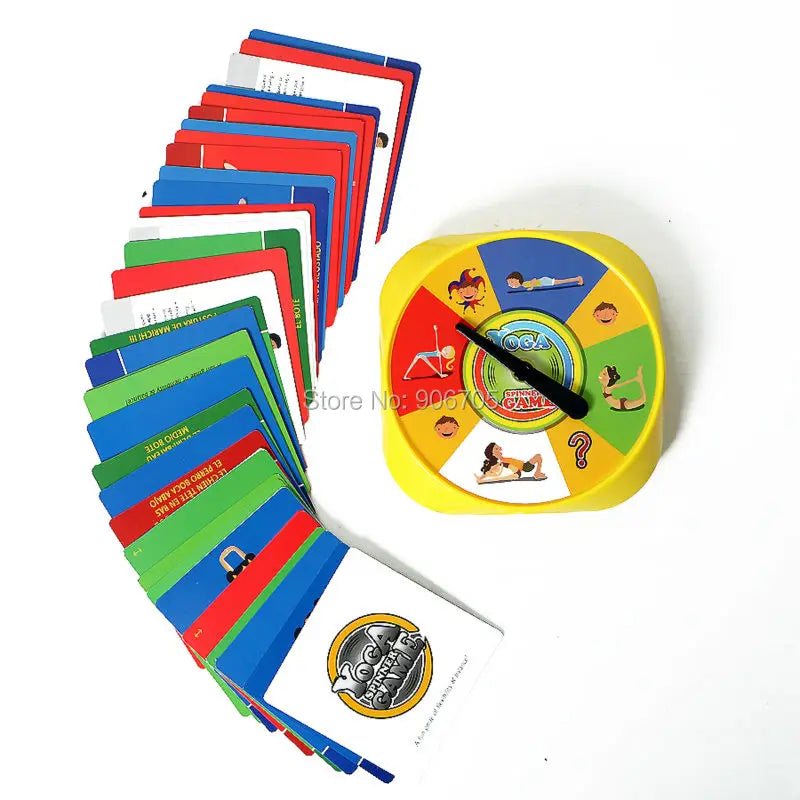 Funny yoga game Spinner of flexibility and balance Family Educational Toy Age 7+