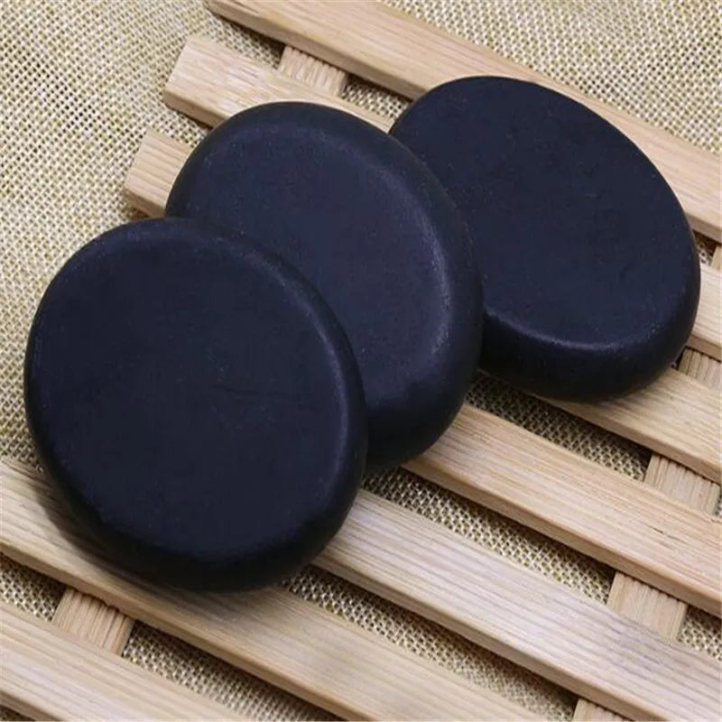 10 Pcs Lava Energy Massage Stone Set Hot SPA Rocks Basalt Power Massage Stone Therapy Pain Relief Health Care Tool