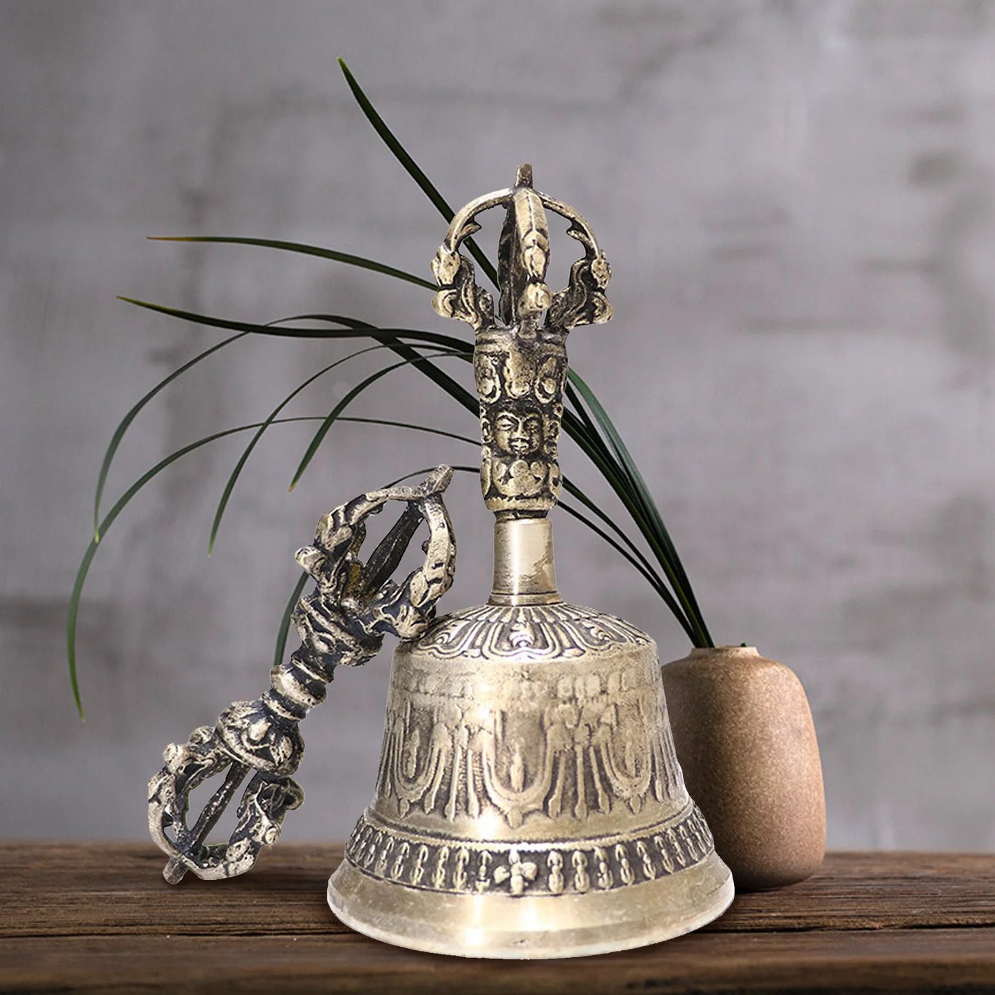 Tibetan Buddhist Meditation Bell Handmade Home Decor