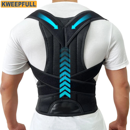 Back Brace Posture Corrector for Women & Men, Back Correction Adjustable Posture Trainer