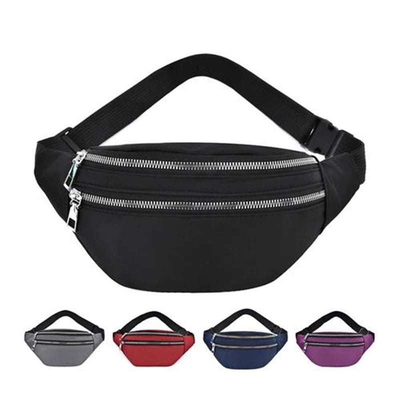 Waist Bag Women Men Waterproof Pocket Fashion Casual Chest Bag