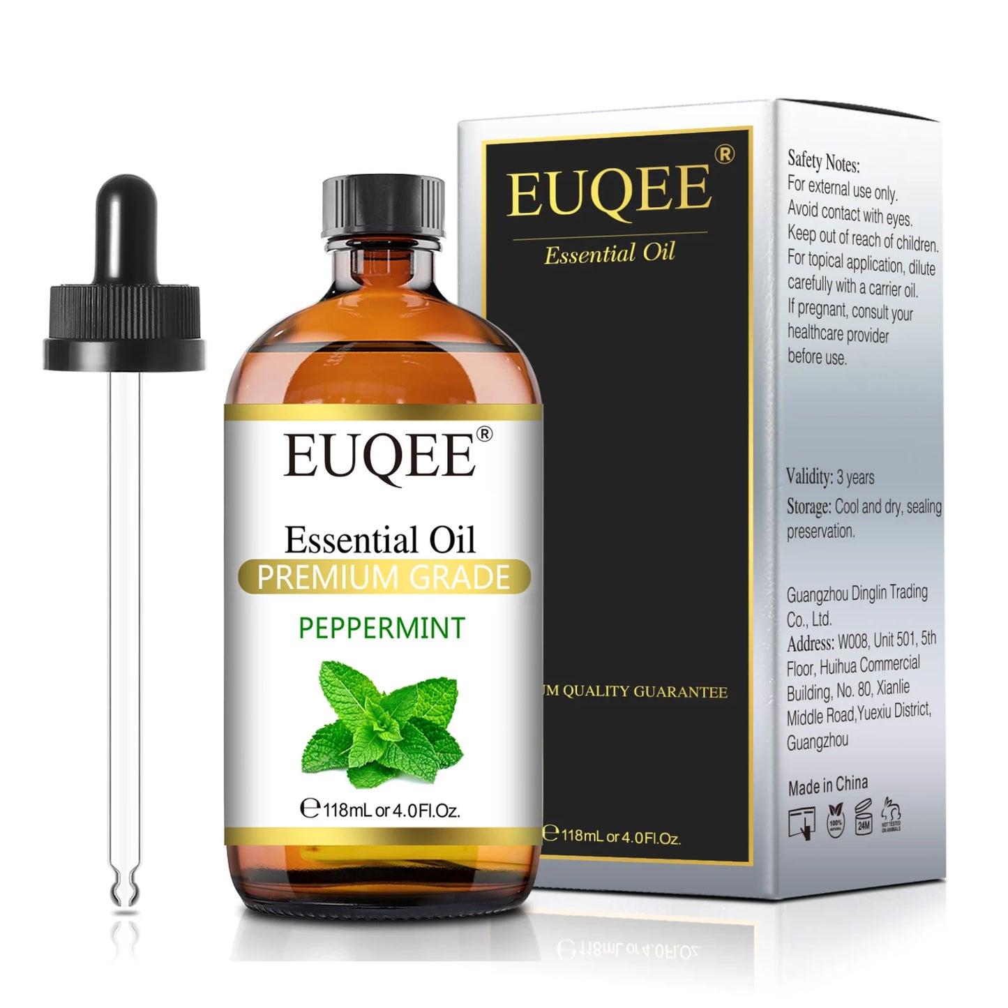 EUQEE 118ML Essential Oils with Glass Dropper