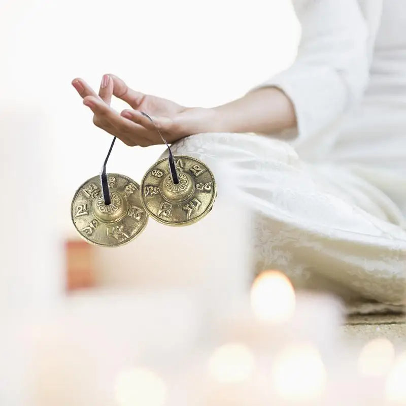 Tibetan Tingsha Cymbals Musical Meditation Decor