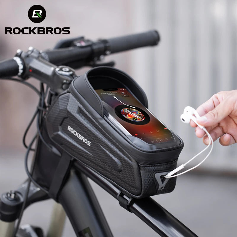 Cycling Phone Bag Waterproof Touch Screen Top Front Mount Bike Accessories