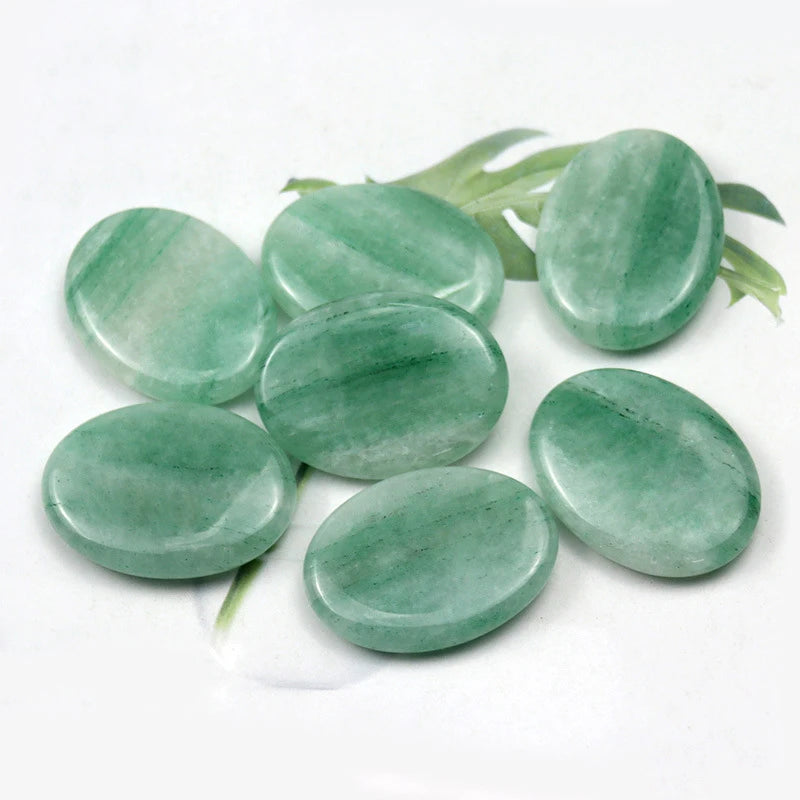 5Pcs Quartz Hot Stone Body Massage Healing Crystal Relaxation