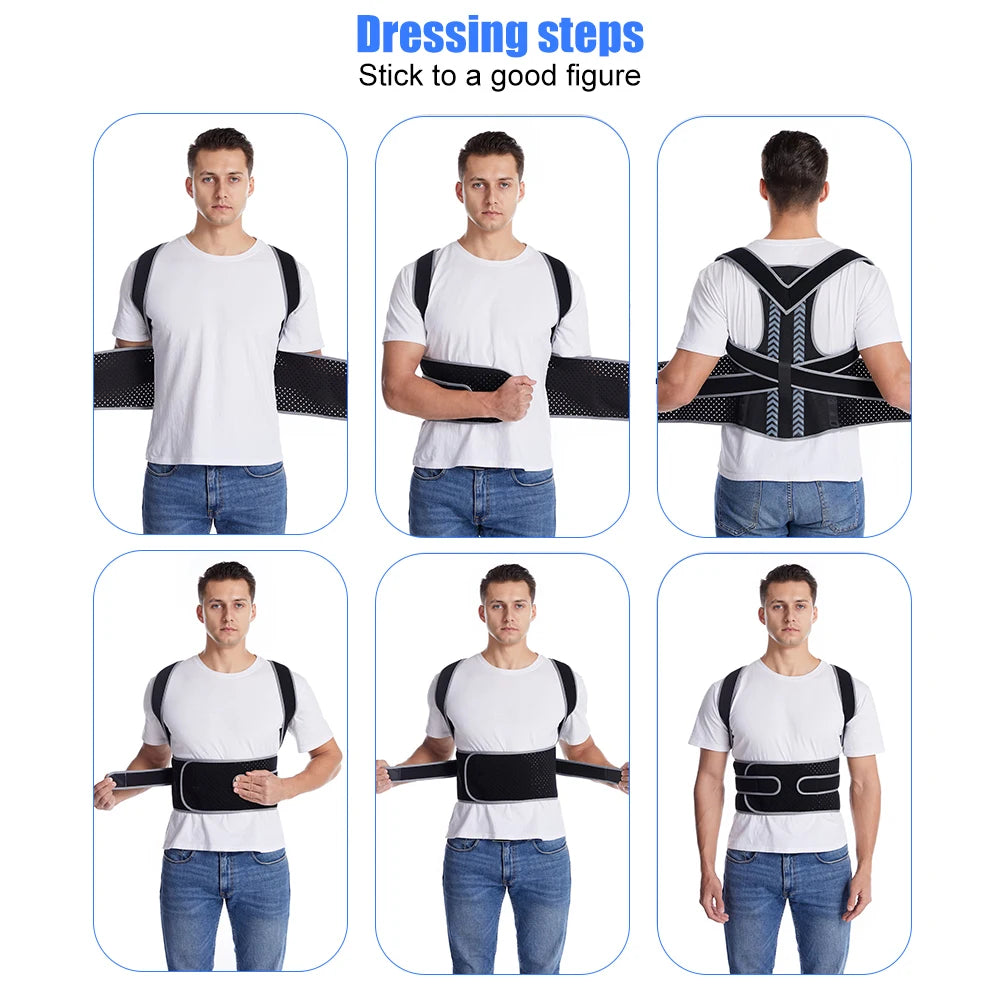 Straight Back Posture Corrector Adjustable Corset Corrector