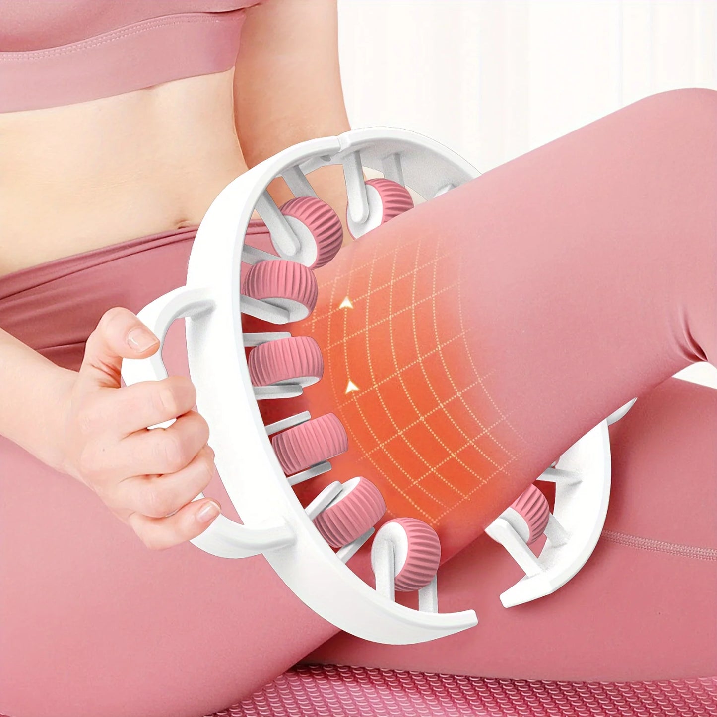 12-Wheel Massage Roller, Calf Muscle Relaxation