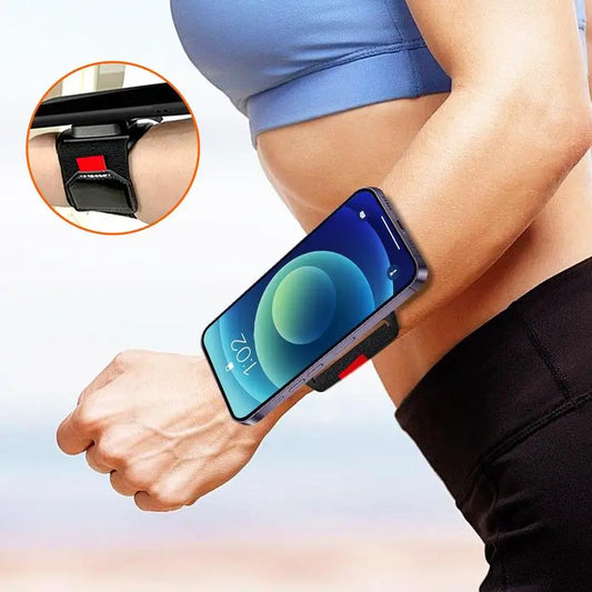 Phone Wrist band Case Auto Lock Accessories for Cycling Hiking Gym Running