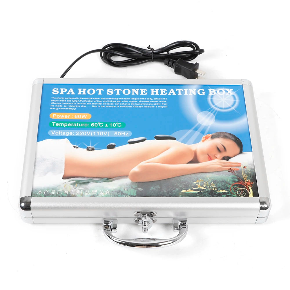 16Pcs Massage Stone Heater Kit