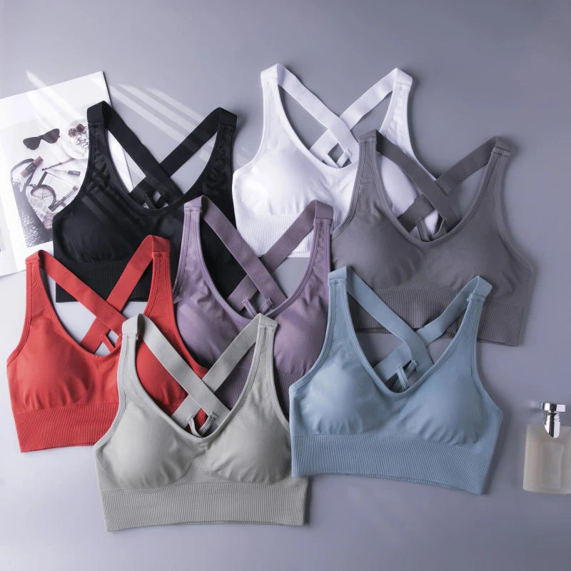 Wireless Push-up Bra for Women Sports Bra, Gym Fitness Top, Yoga