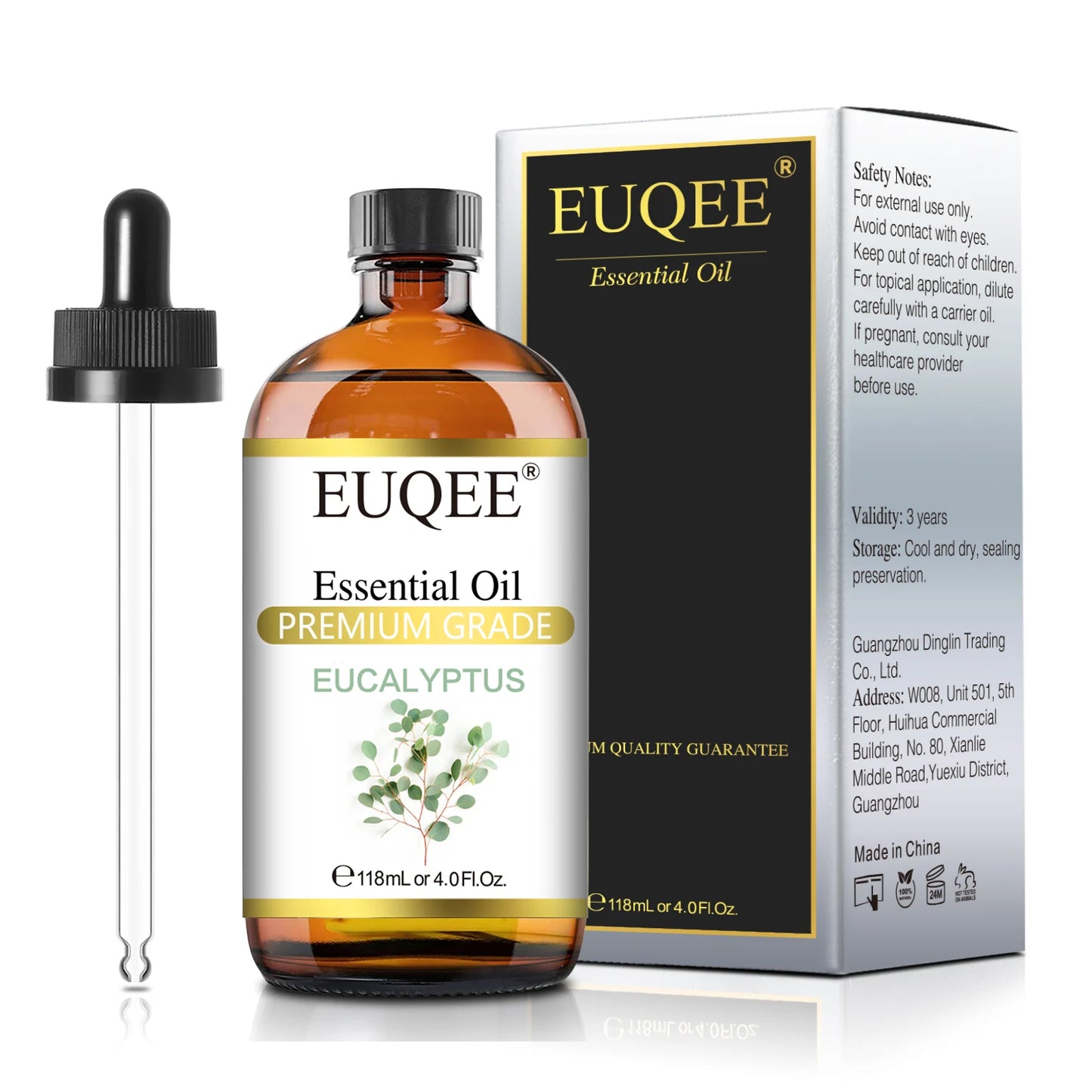 EUQEE 118ML Essential Oils with Glass Dropper