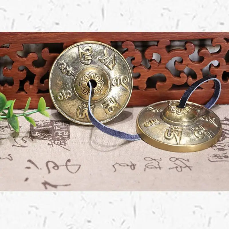 Tibetan Tingsha Cymbals Musical Meditation Decor