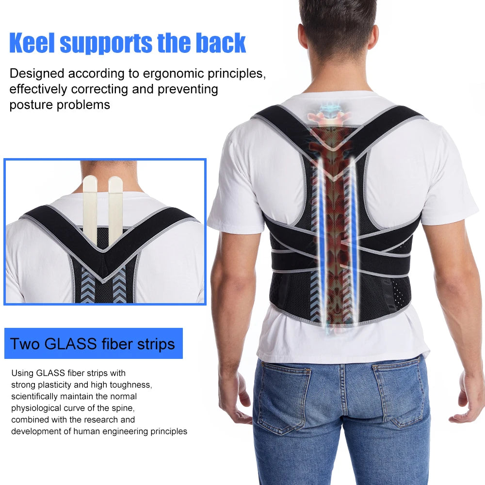 Straight Back Posture Corrector Adjustable Corset Corrector