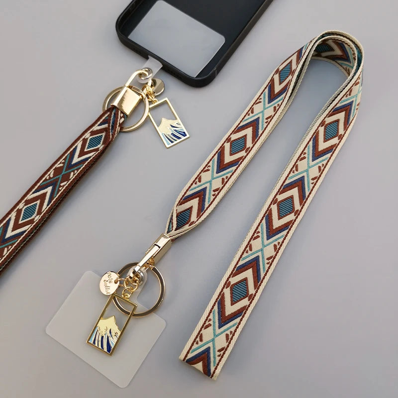 Universal Phone Lanyard Detachable Anti Loss Lanyard Patch Charm Strap